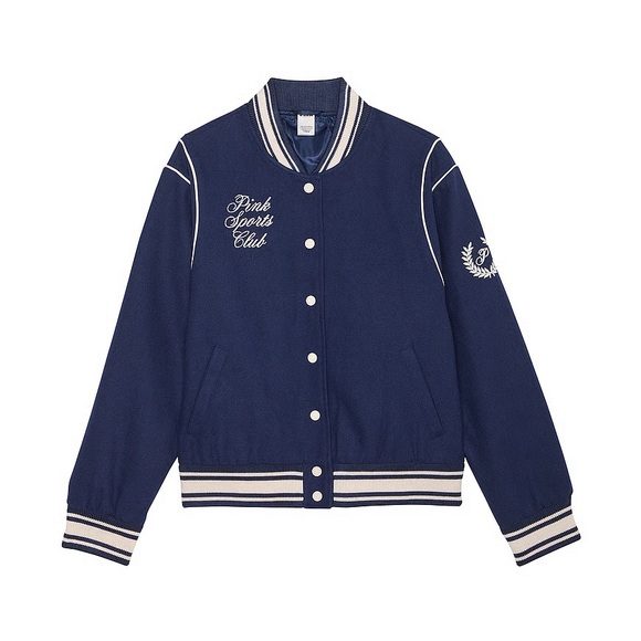 PINK Varsity Jacket - Picture 1 of 3